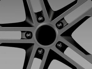 ford mustang dub edition 2011 rim 3D Model