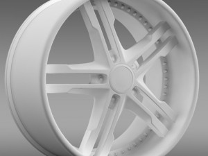 ford mustang dub edition 2011 rim 3D Model