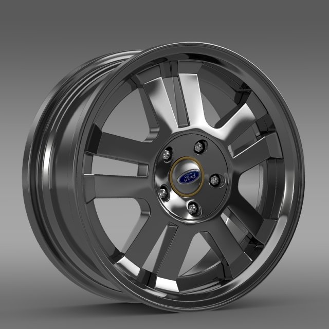 ford mustang gt 2005 rim Model 3D .c4d .max .obj .3ds .fbx .stl .blend 