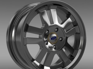 ford mustang gt 2005 rim 3D Model