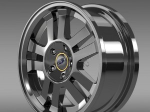 ford mustang gt 2005 rim Model 3D