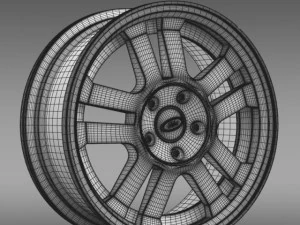 ford mustang gt 2005 rim 3D Model