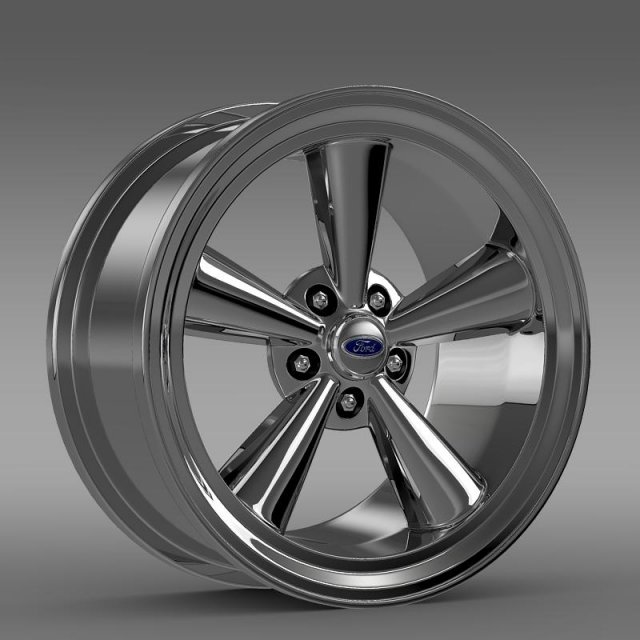 ford mustang gt 2006 rim Modèle 3D .c4d .max .obj .3ds .fbx .stl .blend 