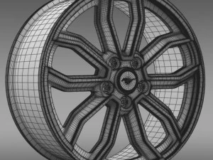 ford mustang gt 2013 rim 3D Model
