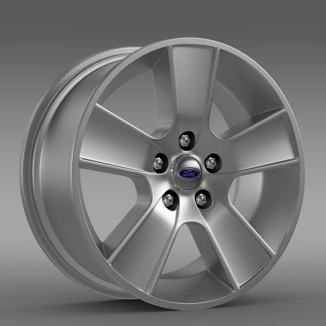ford mustang gt convertible 2005 rim 3D 모델 .c4d .max .obj .3ds .fbx .stl .blend 