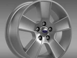 ford mustang gt convertible 2005 rim 3D Model