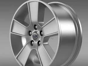 ford mustang gt convertible 2005 rim 3D Model