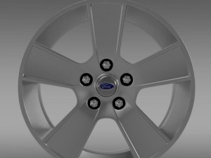 ford mustang gt convertible 2005 rim 3D 모델
