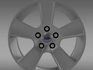 ford mustang gt convertible 2005 rim 3D Model