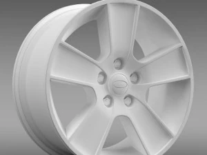 ford mustang gt convertible 2005 rim 3D Model