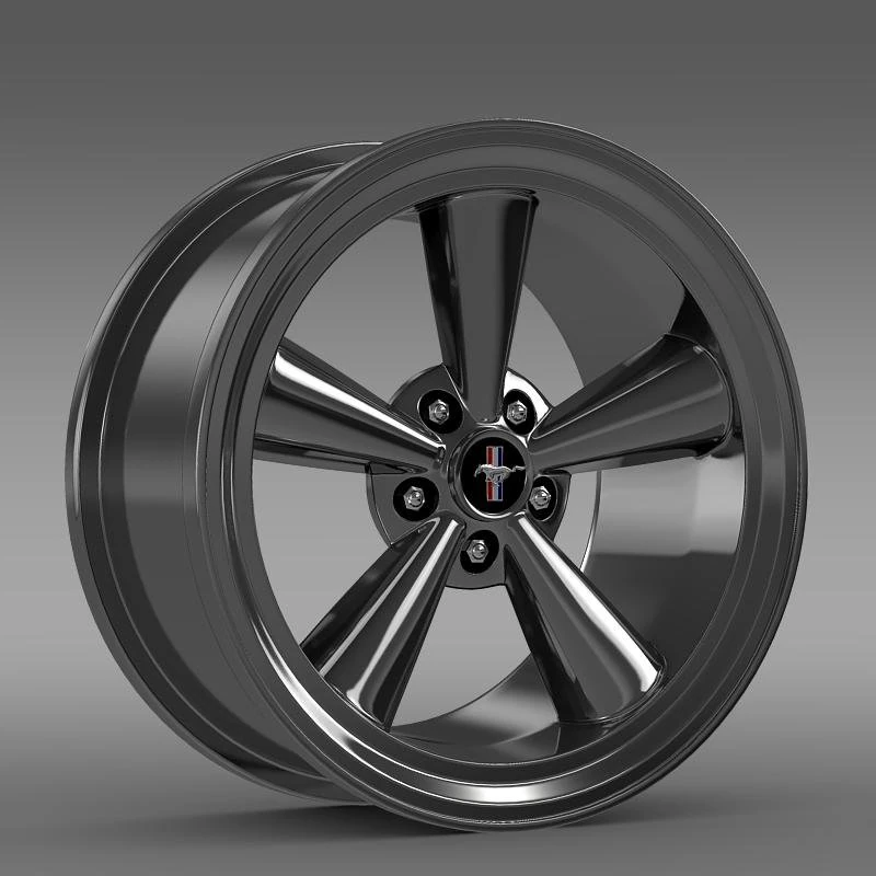 ford mustang gt cs 2007 rim 3D Model .c4d .max .obj .3ds .fbx .stl .blend 