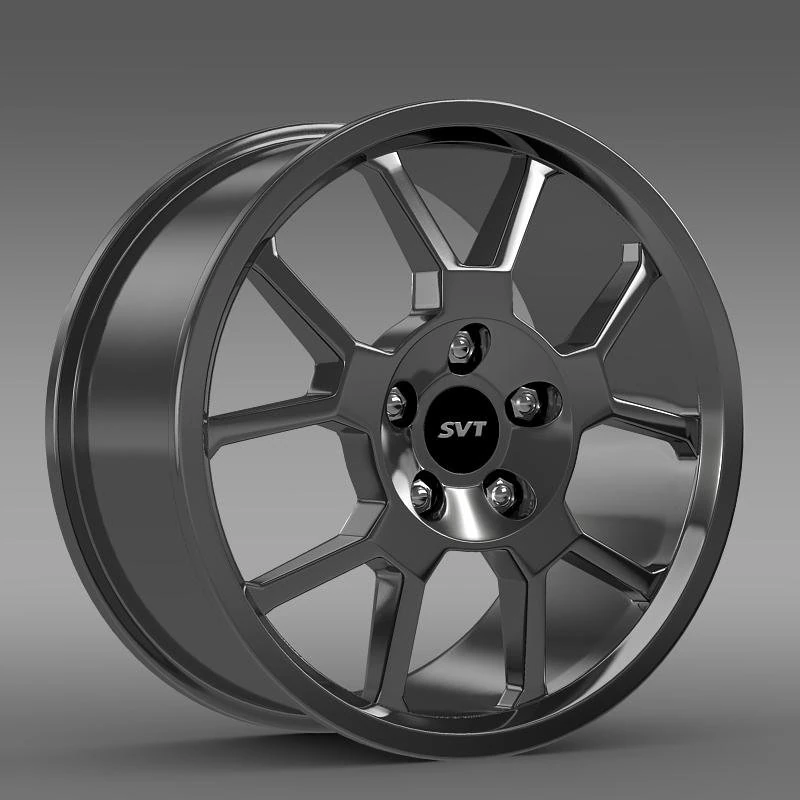 ford mustang gt500 shelby 2007 rim 3D Model .c4d .max .obj .3ds .fbx .stl .blend 