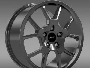 ford mustang gt500 shelby 2007 rim 3D Model