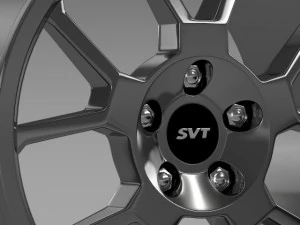 ford mustang gt500 shelby 2007 rim 3D Model