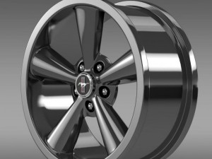 ford mustang shelby gt convert 2008 rim Model 3D