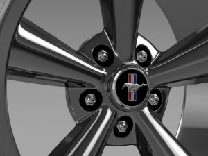 ford mustang shelby gt convert 2008 rim Model 3D