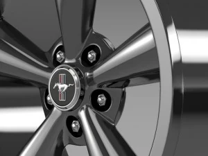 ford mustang shelby gt convert 2008 rim 3D Model