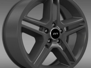 ford mustang shelby gt500 2010 rim 3D Model