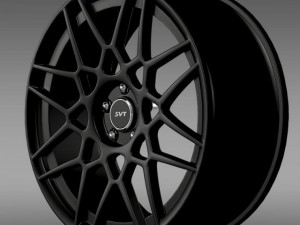 ford mustang shelby gt500 2013 rim 3D Model