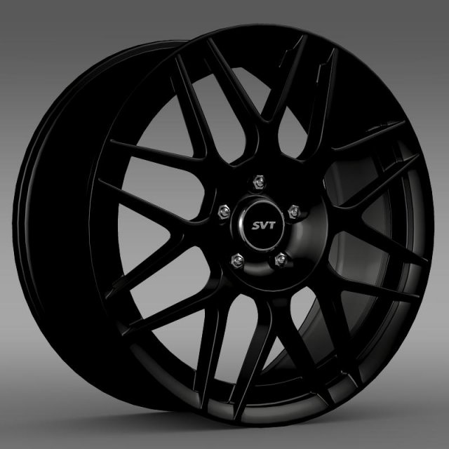 ford mustang shelby gt500 convertible 2011 rim 3Dモデル .c4d .max .obj .3ds .fbx .stl .blend 