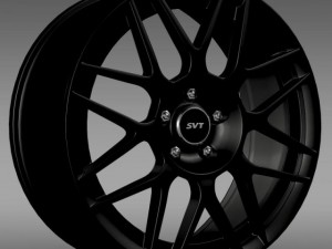 ford mustang shelby gt500 convertible 2011 rim 3D Model