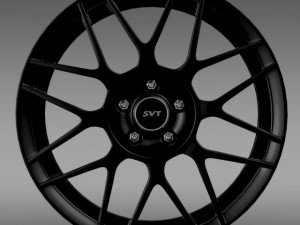 ford mustang shelby gt500 convertible 2011 rim 3Dモデル