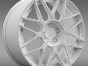 ford mustang shelby gt500 convertible 2011 rim 3Dモデル