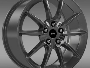 ford mustang shelby gt500kr 2008 rim 3D Model