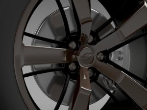 chevroletcamaro2008blackconcept 3D Модель