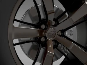 chevroletcamaro2008blackconcept 3D Model