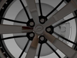 chevroletcamaro2008blackconcept 3D Модель
