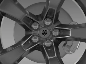 chevroletcamaro2010transformerwheel 3D Model