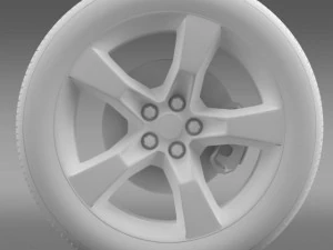 chevroletcamaro2010transformerwheel 3D Model