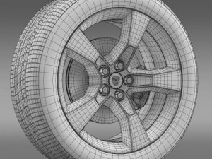 chevroletcamaro2010transformerwheel 3D 模型
