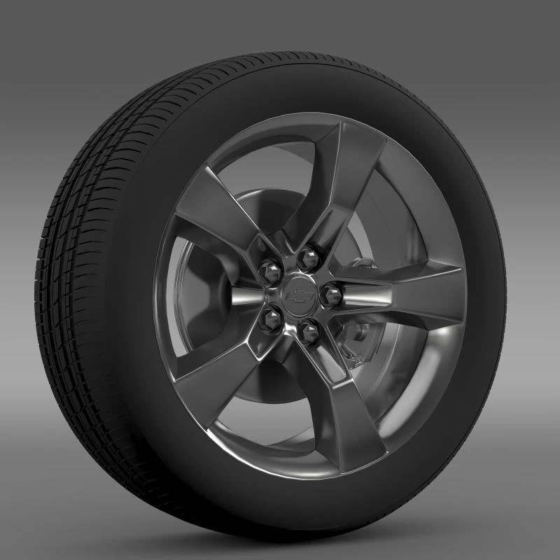 chevroletcamaro2010wheel 3D Model .c4d .max .obj .3ds .fbx .stl .blend 