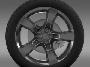 chevroletcamaro2010wheel Modello 3D