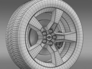 chevroletcamaro2010wheel Modello 3D