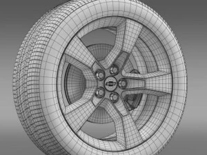 chevroletcamaro2010wheel 3D Model