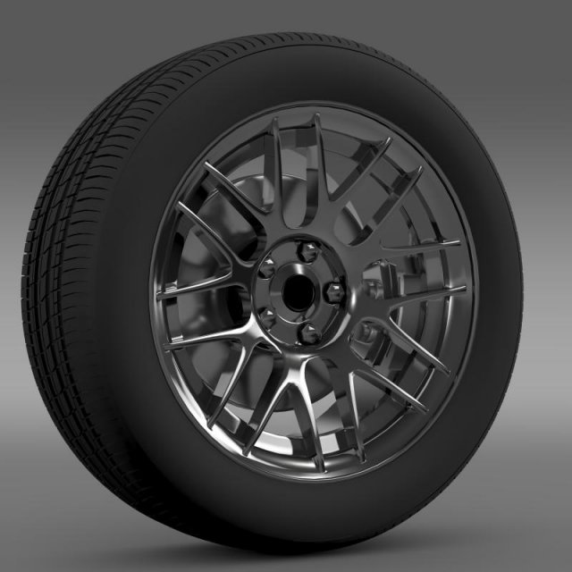 chevroletcamaro2012henneseywheel 3D Model .c4d .max .obj .3ds .fbx .stl .blend 