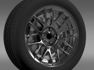 chevroletcamaro2012henneseywheel 3D Model