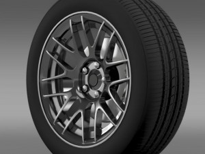 chevroletcamaro2012henneseywheel 3D Model