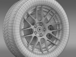 chevroletcamaro2012henneseywheel 3D Model