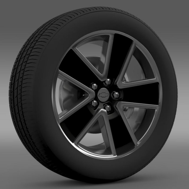 chevroletcamaroconvertible2007wheel 3Dモデル .c4d .max .obj .3ds .fbx .stl .blend