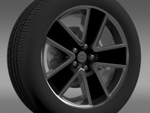 chevroletcamaroconvertible2007wheel Modello 3D