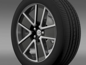 chevroletcamaroconvertible2007wheel 3Dモデル