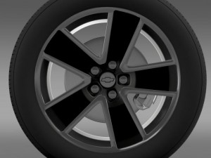 chevroletcamaroconvertible2007wheel 3Dモデル