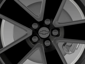 chevroletcamaroconvertible2007wheel 3Dモデル