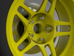 chevroletcamarogsracecar2008wheel 3D Model