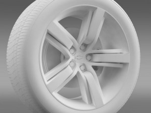 chevroletcamarols72008wheel 3D 모델