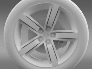 chevroletcamarols72008wheel 3D 모델